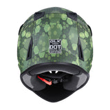 GLX GX623 Youth ATV/Dirt Bike Helmet Combo - Camo Green