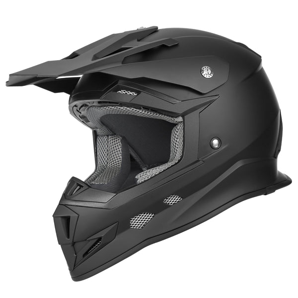 bike helmet black matte GLX GX23 Dirt Bike/Motocross Helmet – GLX® Helmets