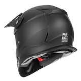 GLX GX23 Dirt Bike/Motocross Helmet - Matte Black