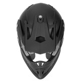 GLX GX23 Dirt Bike/Motocross Helmet - Matte Black