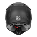 GLX GX23 Dirt Bike/Motocross Helmet - Matte Black