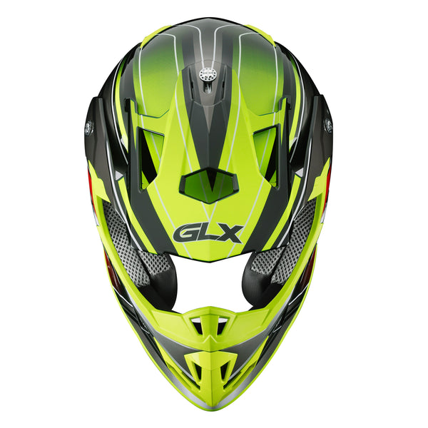 GLX GX23 Dirt Bike Off Road Motocross ATV Motorcycle Helmet GLX Helmets