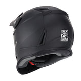 GLX GX623 Youth ATV/Dirt Bike Helmet Combo - Matte Black