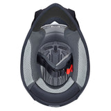 GLX GX623 Youth ATV/Dirt Bike Helmet Combo - Matte Black