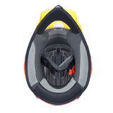 GLX GX623 Youth ATV/Dirt Bike Helmet Combo - Retro Red