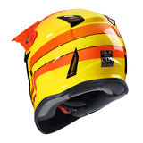 GLX GX623 Youth ATV/Dirt Bike Helmet Combo - Retro Yellow
