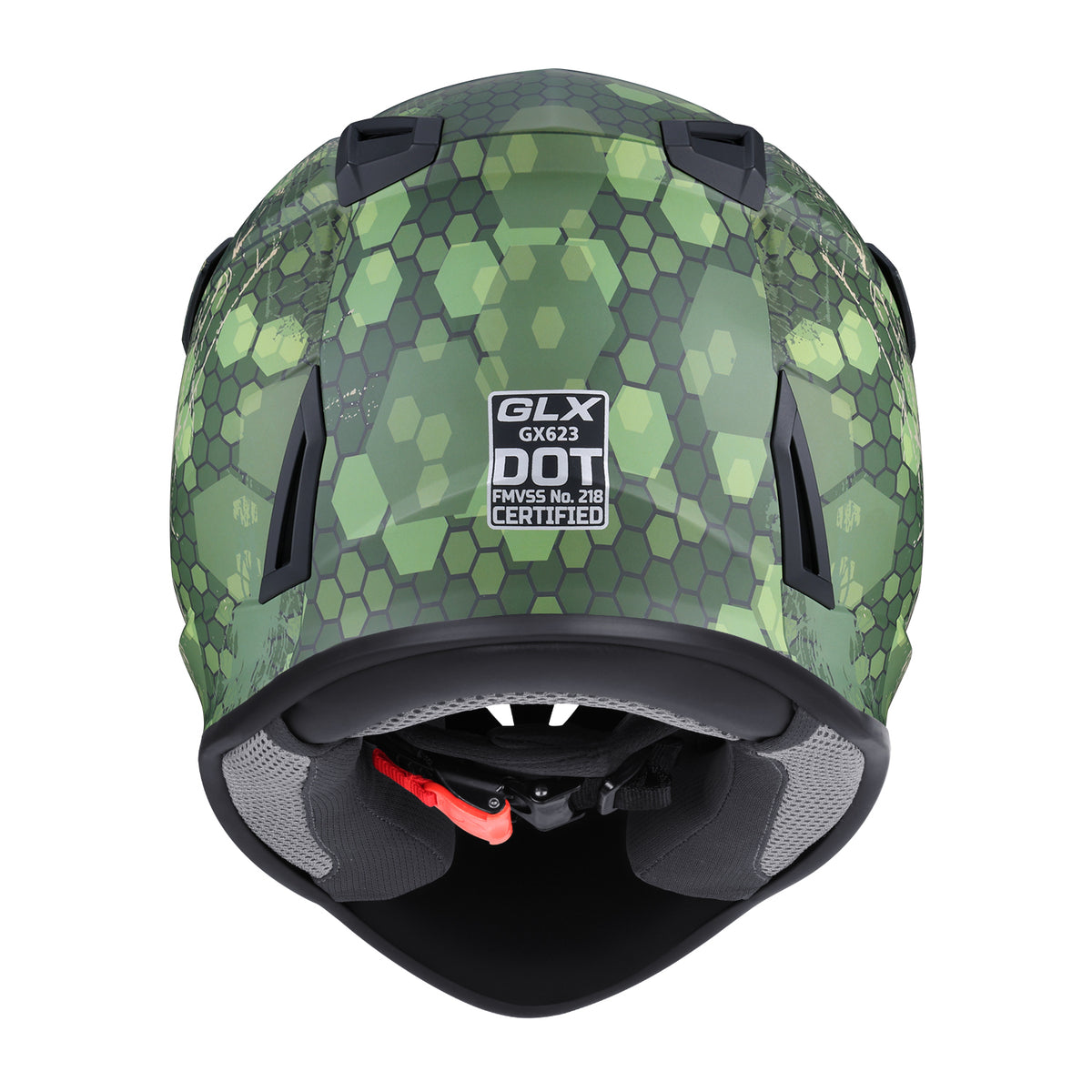 GLX GX623 Kids Youth ATV Off Road Dirt Bike Motocross Helmet Combo X-Large