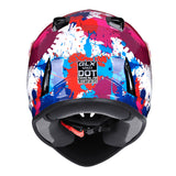 GLX GX623 Youth ATV/Dirt Bike Helmet Combo - Graffiti