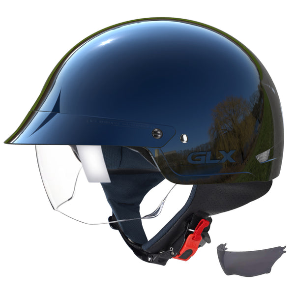 GLX M14 Open Face Motorcycle Helmet
