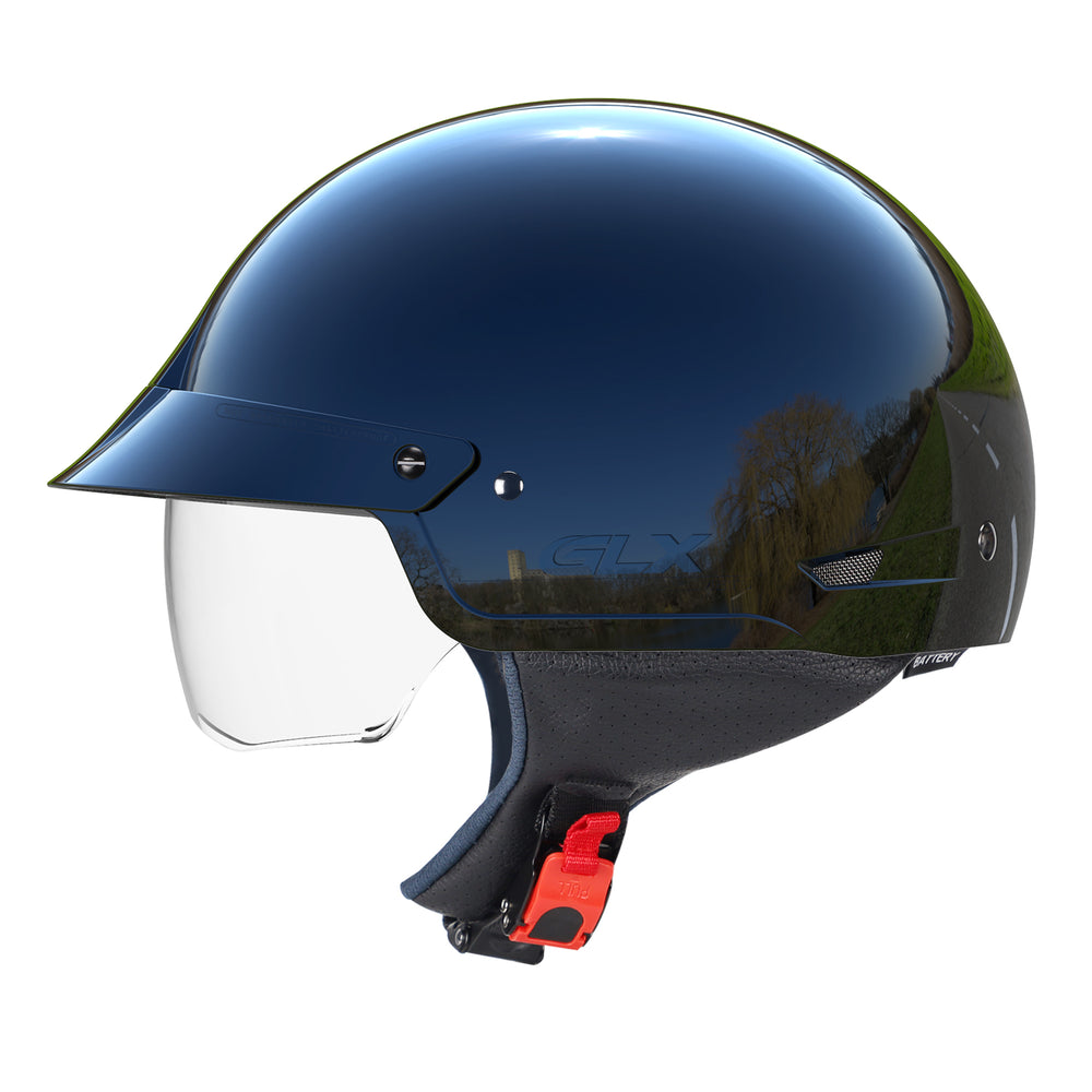 glx dot motorcycle half helmet GLX M14 Open Face Motorcycle Helmet – GLX® Helmets