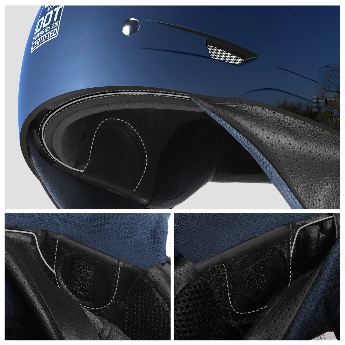 glx copter style open face motorcycle helmet GLX M14 Open Face Motorcycle Helmet – GLX® Helmets