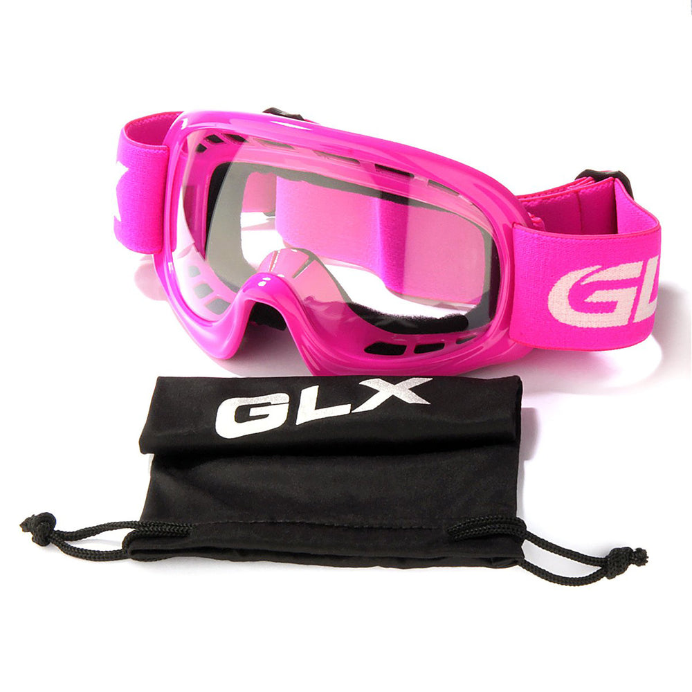 quad goggles GLX YH15 Anti-Fog Impact-Resistant Kids Youth ATV Off-Road Dirt Bike Motocross Goggles Army Green