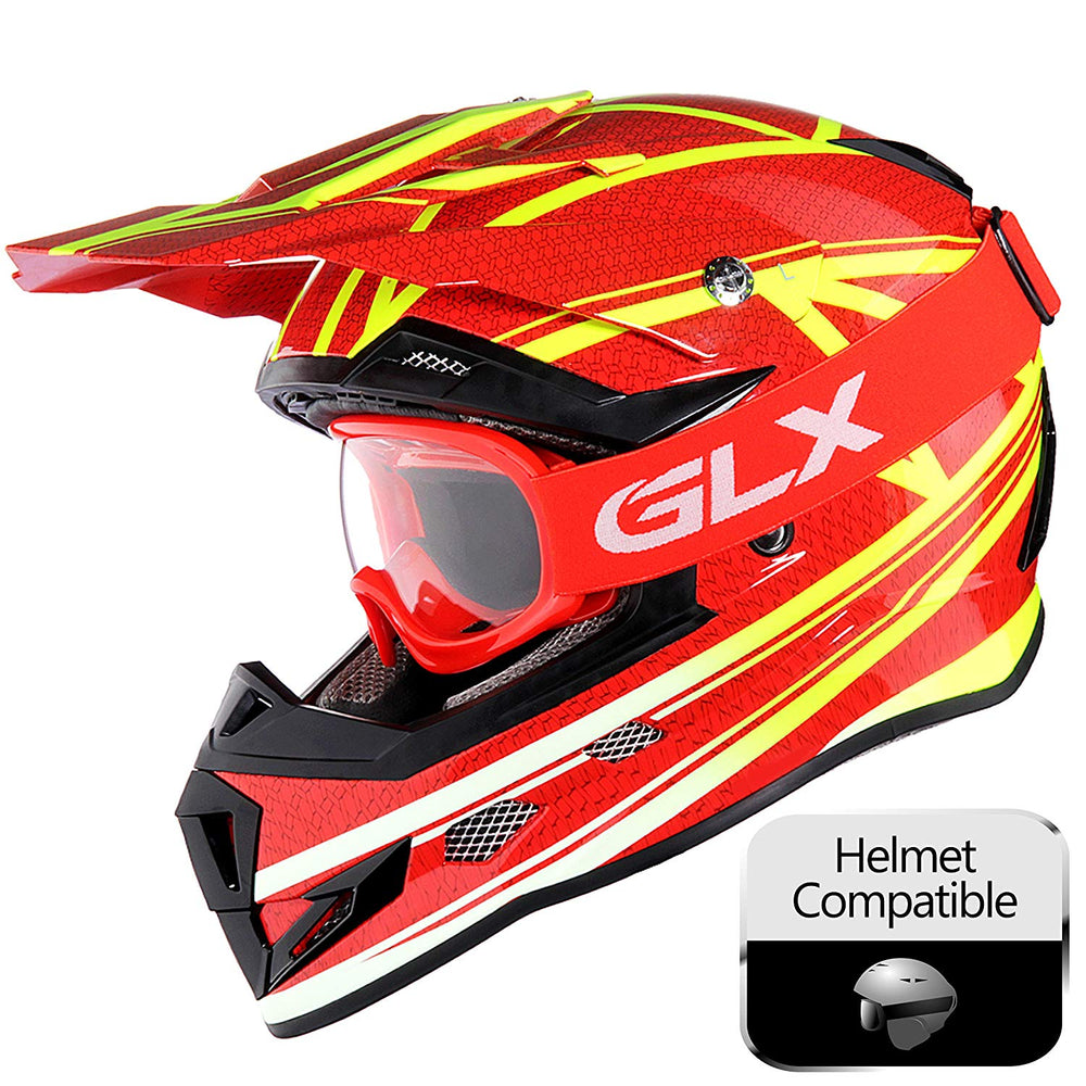 motocross helmet goggles GLX YH15 Anti-Fog Impact-Resistant Kids Youth ATV Off-Road Dirt Bike Motocross Goggles – GLX® Helmets