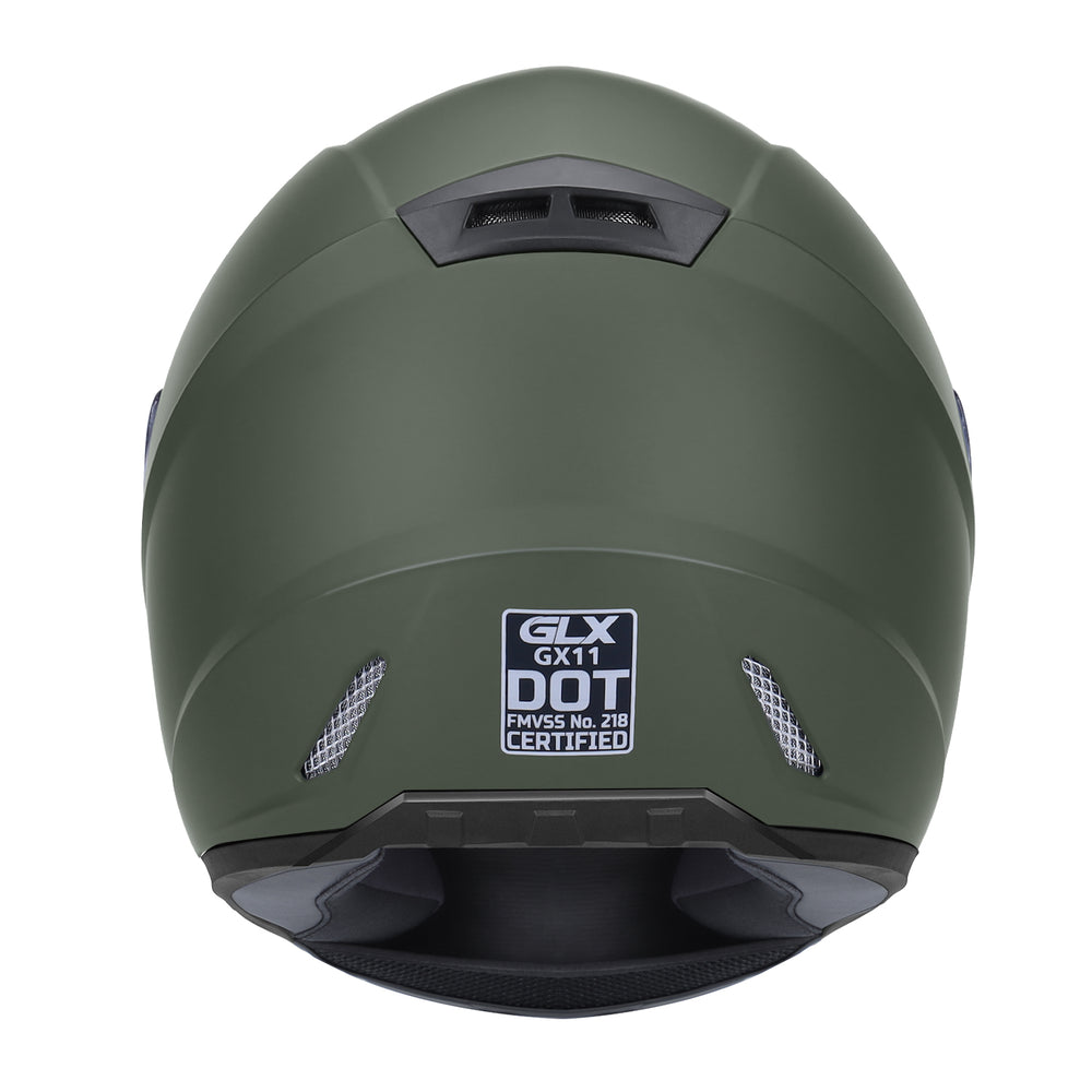 GLX GX11 Compact Motorcycle Helmet - Camo