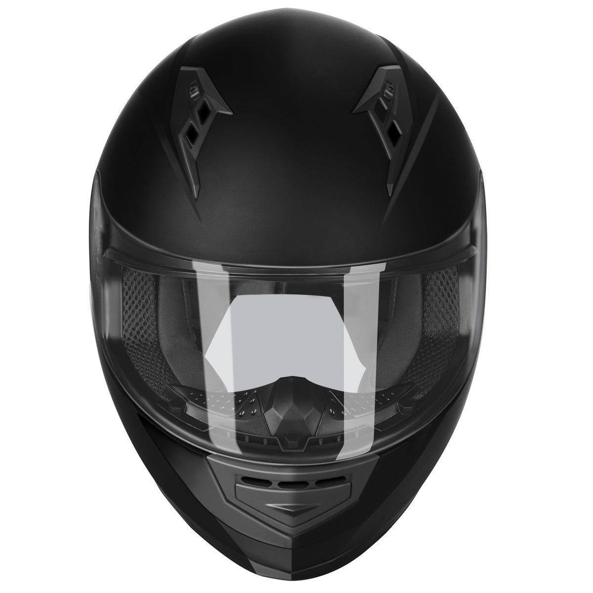 GLX GX11 Compact Lightweight Full Face Motorcycle Street Bike Helmet Large