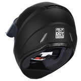 GLX GX11 Compact Motorcycle Helmet - Matte Black