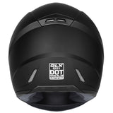 GLX GX11 Compact Motorcycle Helmet - Matte Black