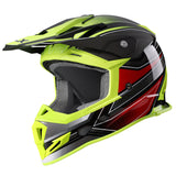 GLX GX23 Dirt Bike/Motocross Helmet - Sear Yellow