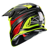 GLX GX23 Dirt Bike/Motocross Helmet - Sear Yellow