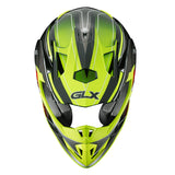 GLX GX23 Dirt Bike/Motocross Helmet - Sear Yellow