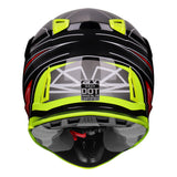 GLX GX23 Dirt Bike/Motocross Helmet - Sear Yellow