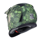 GLX GX623 Youth ATV/Dirt Bike Helmet Combo - Camo Green