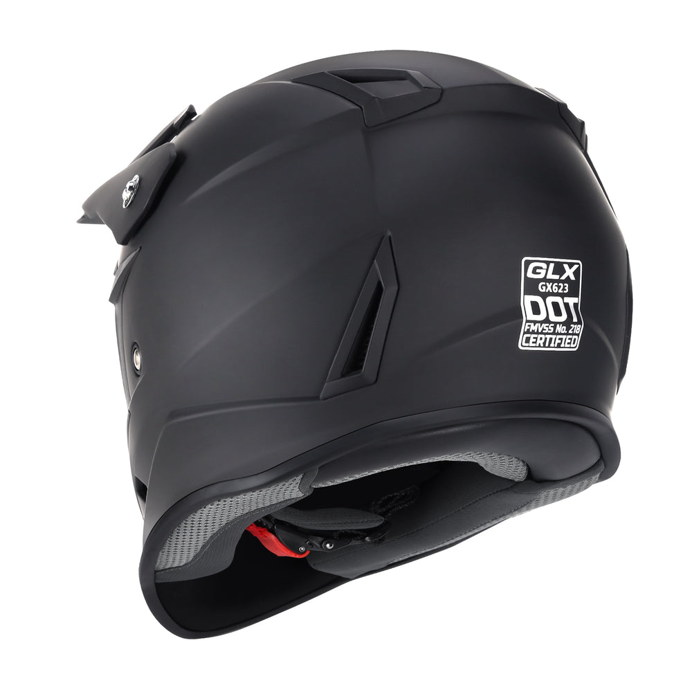 GLX GX623 Kids Youth ATV Off Road Dirt Bike Motocross Helmet Combo GLX Helmets