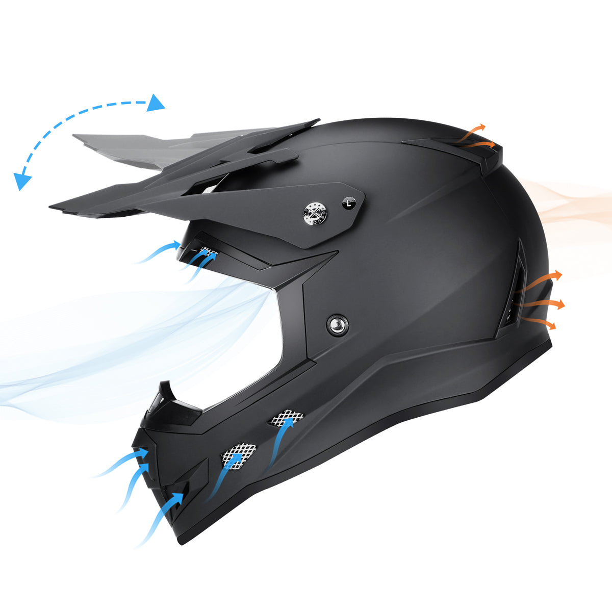 GLX GX623 Youth ATV/Dirt Bike Helmet Combo – GLX® Helmets