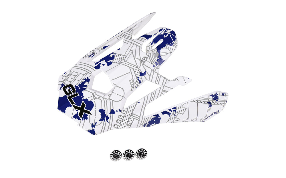 GX623 Kids Modern Blue Visor
